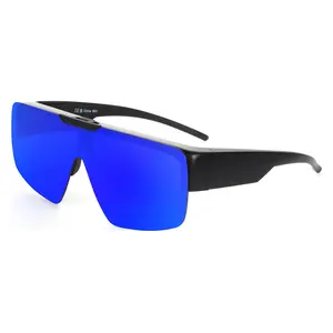 ZENOTTIC Polarized Fit Over Glasses  for Men Women, UV Protection Sports Wrap Around for Driving, Cycling and Fishing fashionable school gift sunglass