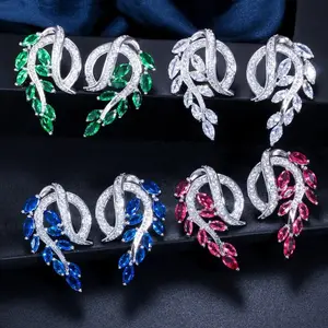 Glazed crystal earring