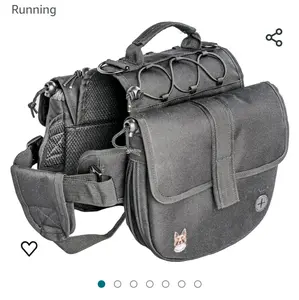 K9 CADDY - The first of its kind backpack for dogs designed to comfortably carry discs for disc golf or other disc games.