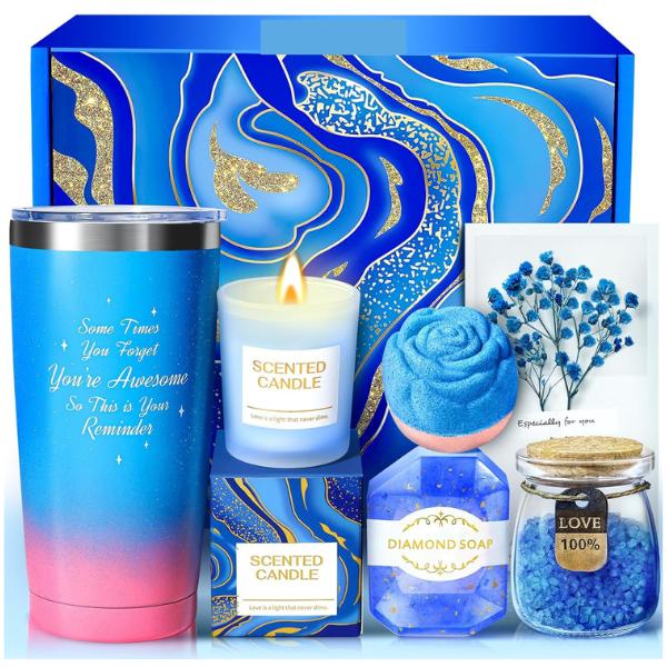 Birthday Gifts for Women, Christmas Gifts Spa Baskets for Women Christmas Gifts, Her, Girlfriend, Couples, Grandma Best Friend Birthday Gift Thank You Gift for Wife Anniversary