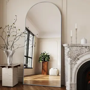 34x76standing mirror full lengthnano glass large mirror full length arched floor mirrorsilver mirrortall mirror full body