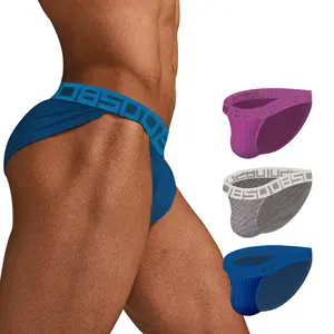 Sexy High-Cut Cotton Briefs for Men - Lifting Low Waist Sports Triangle Underwear Trendy Stylish Athletic Fit with Soft Breathable Fabric