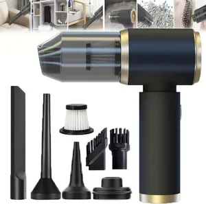 Wireless Portable Vacuum Cleaner, Cordless Car Vacuum, Rechargeable Handheld Car Portable Cordless Cleaner for Office, Pet and Home (1Set)