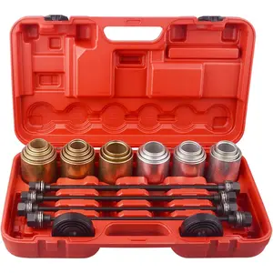 YT-1097 Universal Press and Pull Sleeve Remove Install Bushes Bearings Garage Tool Kit,Black