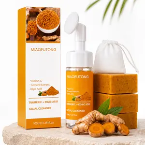 Turmeric Wash and Care two Piece Set TurmericCleansing Mousse TurmericSoap Facial Cleansing SkincareFacialCleansing CleanserFacial Wash Back To School gift soap Deep Cleanse Brightening Cleanser tiktokshopspringglowup