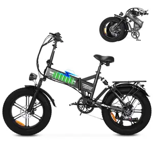 Folding E-Bike 1000W Dual Suspension 48V 15Ah Removable Battery Lithium-ion  long Range 25KMh Disc Brake 40-70 Mile Range 2-Seater