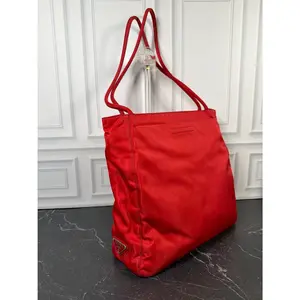 Pre-owned PRADA other Shoulder Bag Red Nylon Shoulder Tote 12372366862/862306