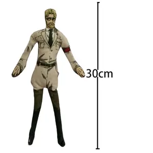 Anime Plush toys Levi Ackerman figure Zeke Jaeger Eren Jaeger plush Annie Armin Arlert Erwin Smith Plush doll Christmas Gift