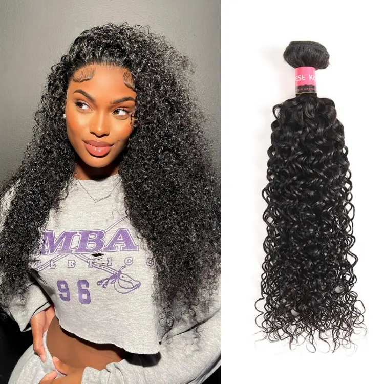 [Burmese Curly Bundles] West Kiss Curly Hair Bundles Virgin Human Hair Extensions Kinky Curly Bundles Sew in/Glue in Viral Human Bundles