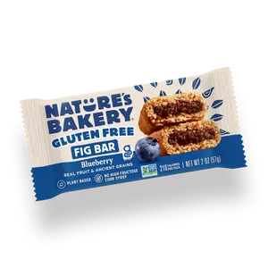 Gluten Free Fig Bars Blueberry 6 Count (Twin Pack) Carton
