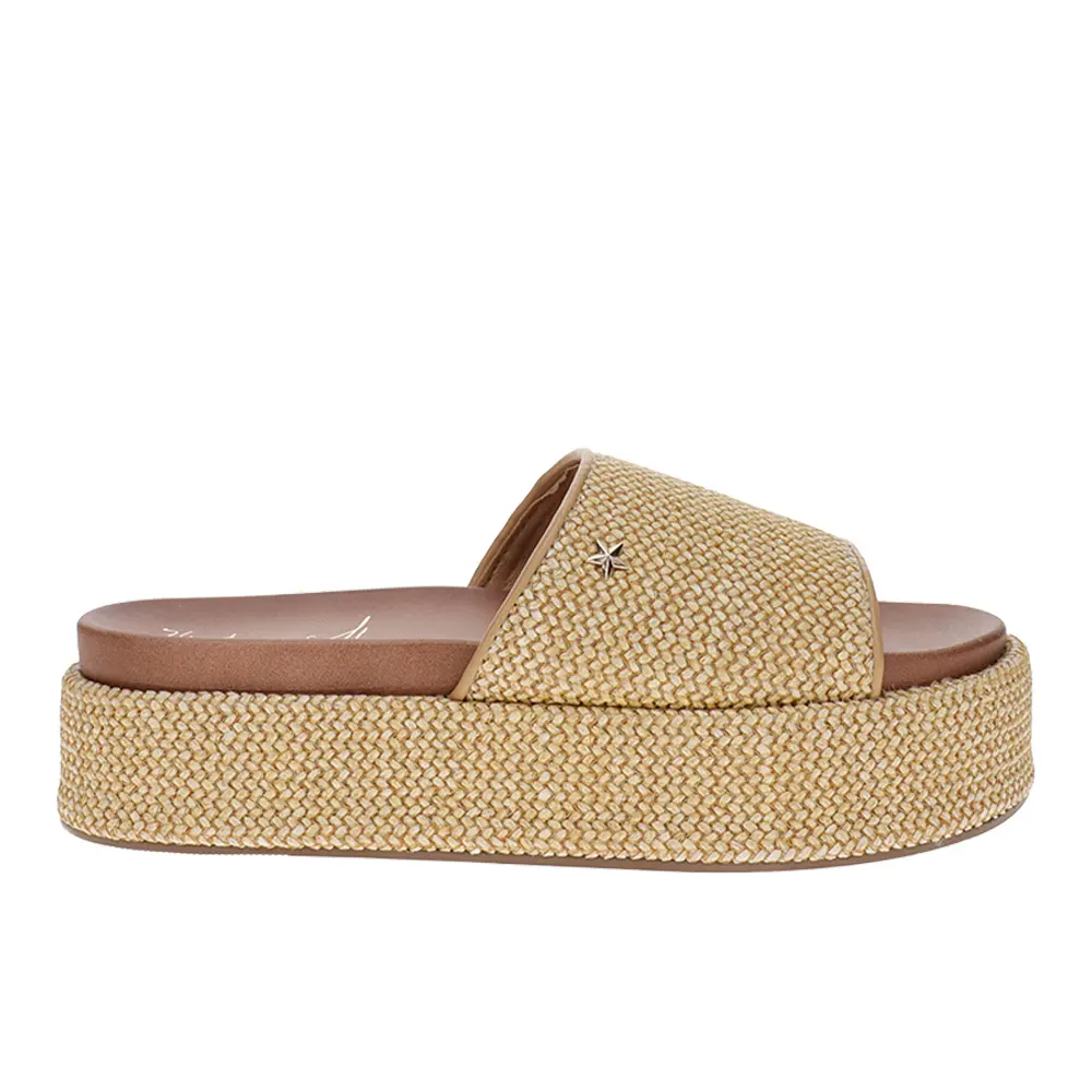 Vintage Havana Womens Nina Casual Sandals Casual Low Heel 1-2" - Beige