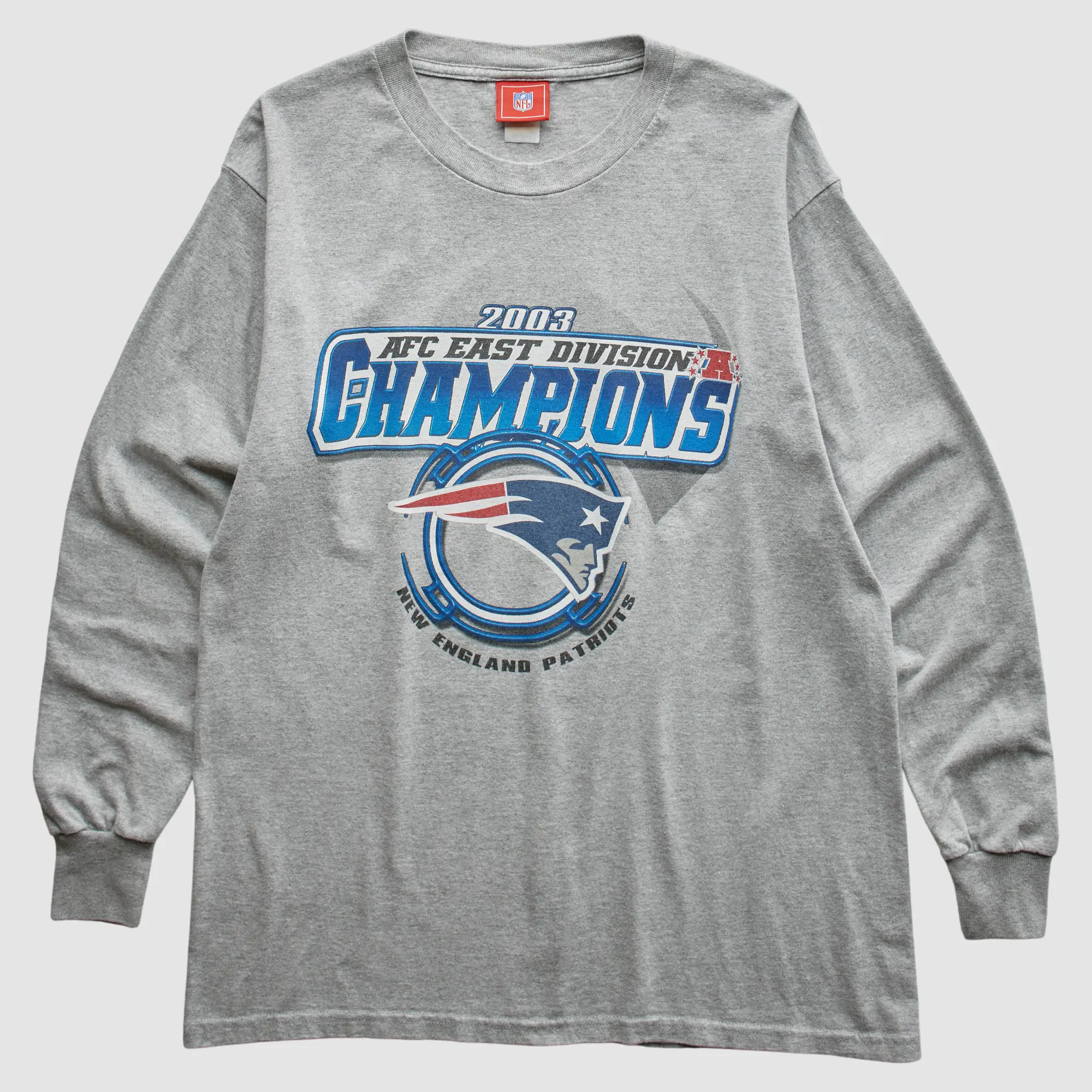 New England Patriots NFL 2003 T-Shirt - Gray - S