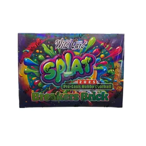 Wild Card 2025 Splat Breakers Brick Football Box Pro Look Hobby Football Collectible Trading Cards