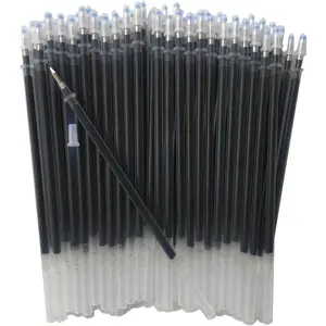 Gel Ink Pens Refills Black,50 Pack Pen Ink Refills,0.5 mm Fine Point,130mm/5 Inch Pen Refills,Send 1 Extra Pen,Ink Non Bleeding Through,Smooth Writing.