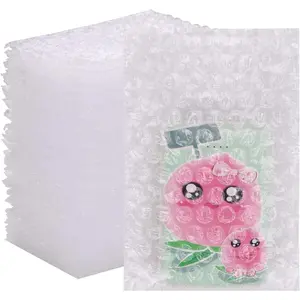 200 Pack Bubble Out Bags Pouches 4"x 6" Bubble Pouches Cushioning Packaging Bags,Double Walled Cushioning Bags Thickening Shockproof Foam Bags for Moving,Shipping,and Storage party  supplies gift