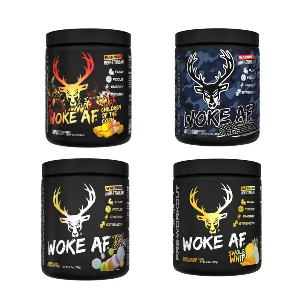 Bucked Up WOKE AF Pre-Workout [30 Servings] Healthcare Supplement