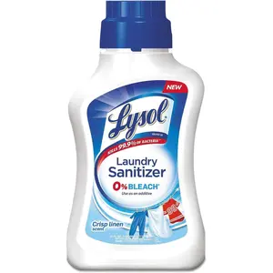 Lysol Laundry Sanitizer Additive, Sanitizing Liquid for Clothes and Linens, Eliminates Odor Causing Bacteria, Crisp Linen, 41oz