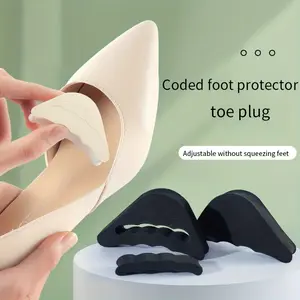 1Pair Forefoot Insert Pad, For Women High Heels Toe Plug, Half Sponge Shoes Cushion, Feet Filler Insoles, Anti-slip Shoe Pads