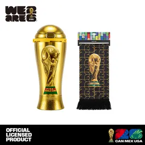 Official 2026 FIFA World Cup Blow Horn Cup Fans Gift Set | Cheer & 19oz Sip2-in-1 Reusable Water Bottle with Built-In Horn for SportsGames Tailgates Parties & Events summervibes Fantasy Football Championship