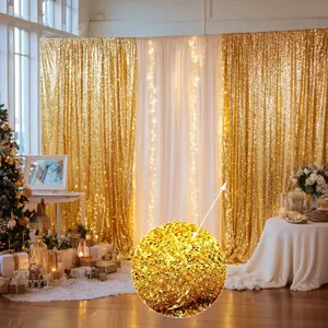 Elegant Backdrop Curtain, Minimalist Design for Weddings & Photography, Perfect for Ramadan, Easter, Valentine's Day Decorations