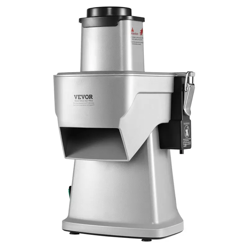 VEVOR Electric Vegetable Slicer – 4-in-1 Multifunctional Kitchen Household Product Food Cutter, 200W Chopper for Slicing, Shredding, Dicing, Slitting, with Cut-Resistant Gloves, for Commercial & Home Use, Kitchen Household Products