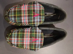 Land's End Men's Flannel-Lined Suede Slip-On Moccasin Loafers - Flat Footwear Shoe, Size 8