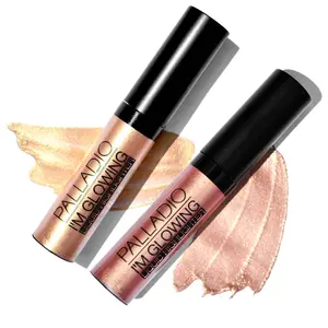 Palladio I'm Glowing Liquid Highlighter, Liquid Highlighter Makeup, Face Highlighter, Multi-Use Body Shimmer, Perfect Liquid Highlighter for Added Glow