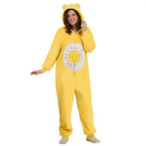 Adult Care Bears Funshine Bear Costume Onesie