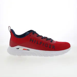 Tommy Hilfiger Nephi TMNEPHI Mens Red Mesh Lifestyle Sneakers Shoes