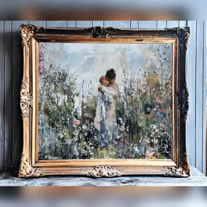 Motherhood Print Cottagecore Poster - Artistic Unique Artwork, Home Decor Products, Decoration for Laundry Room, Frameless Room Decor Wall Art (Mothers Day Essential)