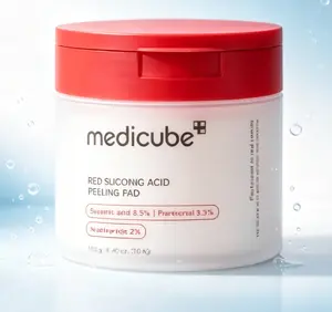 Medicube Succinic Acid AHA BHA Pads – 70 Count Gentle Exfoliating Toner Pads for Acne Breakouts & Skin Clarity