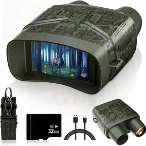 4K Night Vision Goggles – 3" Screen, 5X Digital Zoom Binoculars with 5000mAh Rechargeable Battery for Outdoor, Photography & Field Observation