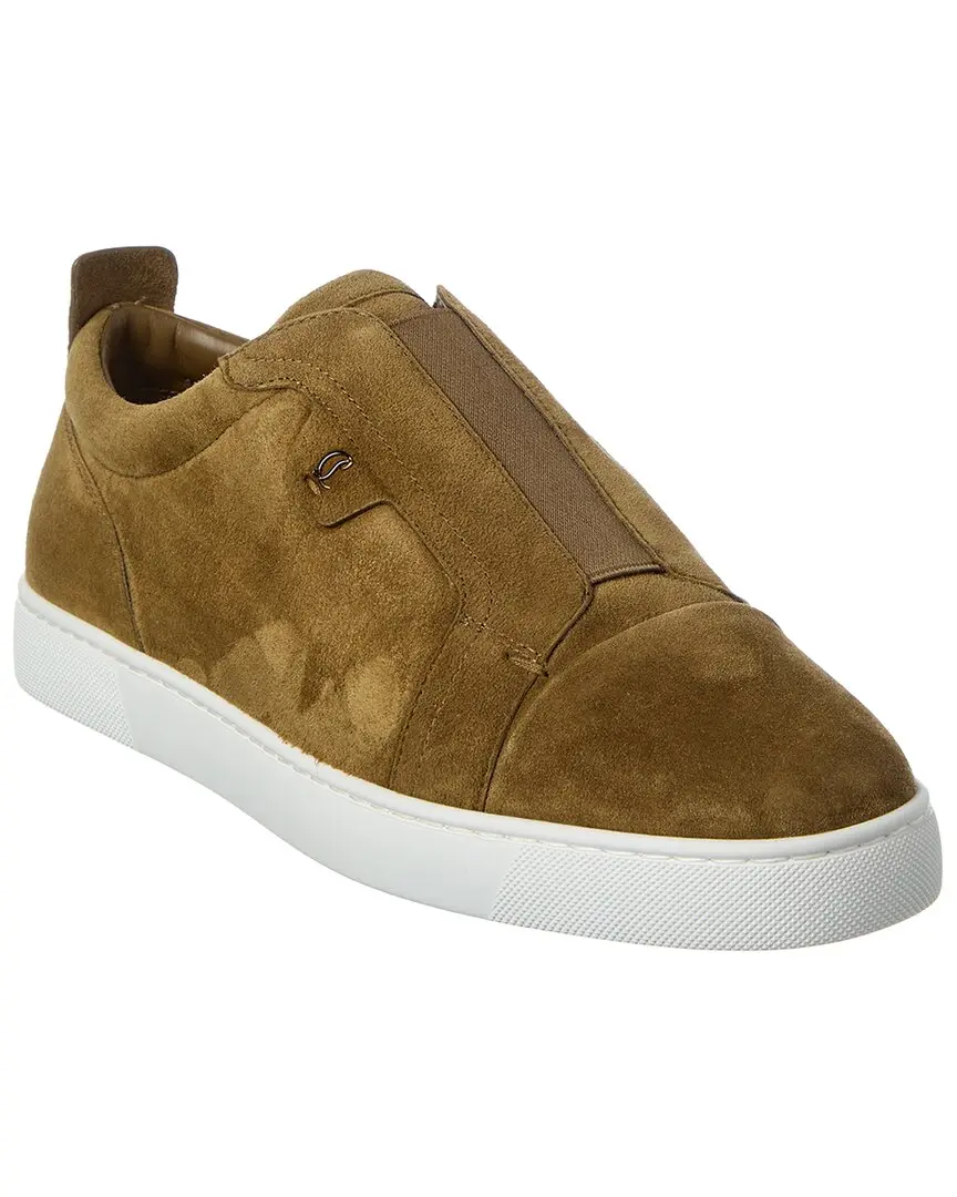 Christian Louboutin St Louis Suede Slip-On Sneaker