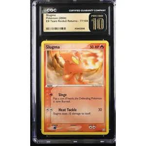 2004 EX Team Rocket Returns Slugma 77/109 CGC PRISTINE 10