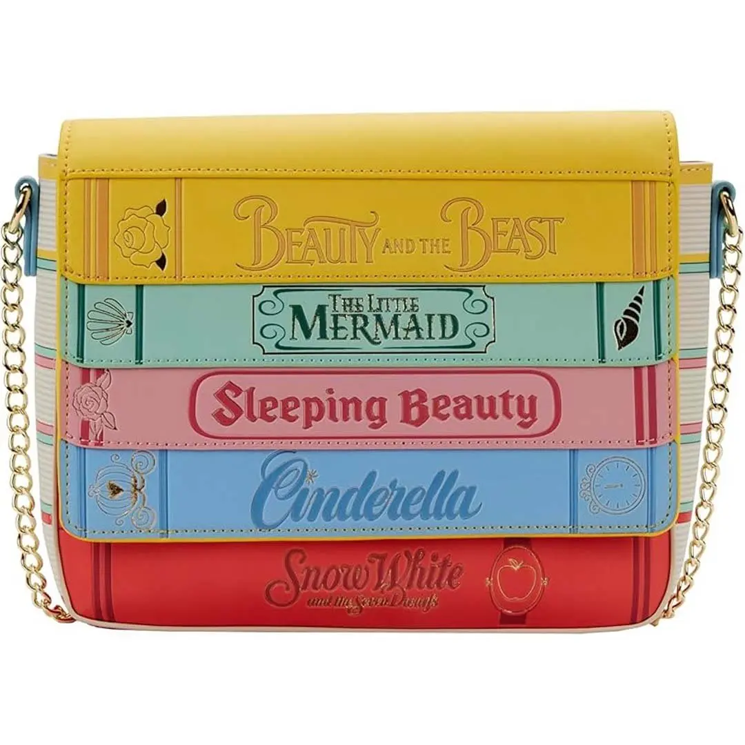 Loungefly Disney Princess Books Classics Crossbody, Crossbody Purse, Casual Crossbody Bags