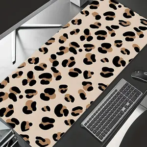 Leopard Print Mouse Pad, Large Gaming Mouse Pad, Fashion Desk Mat, Non-slip Rubber Base Mouse Pad, Office Desk Accessories
