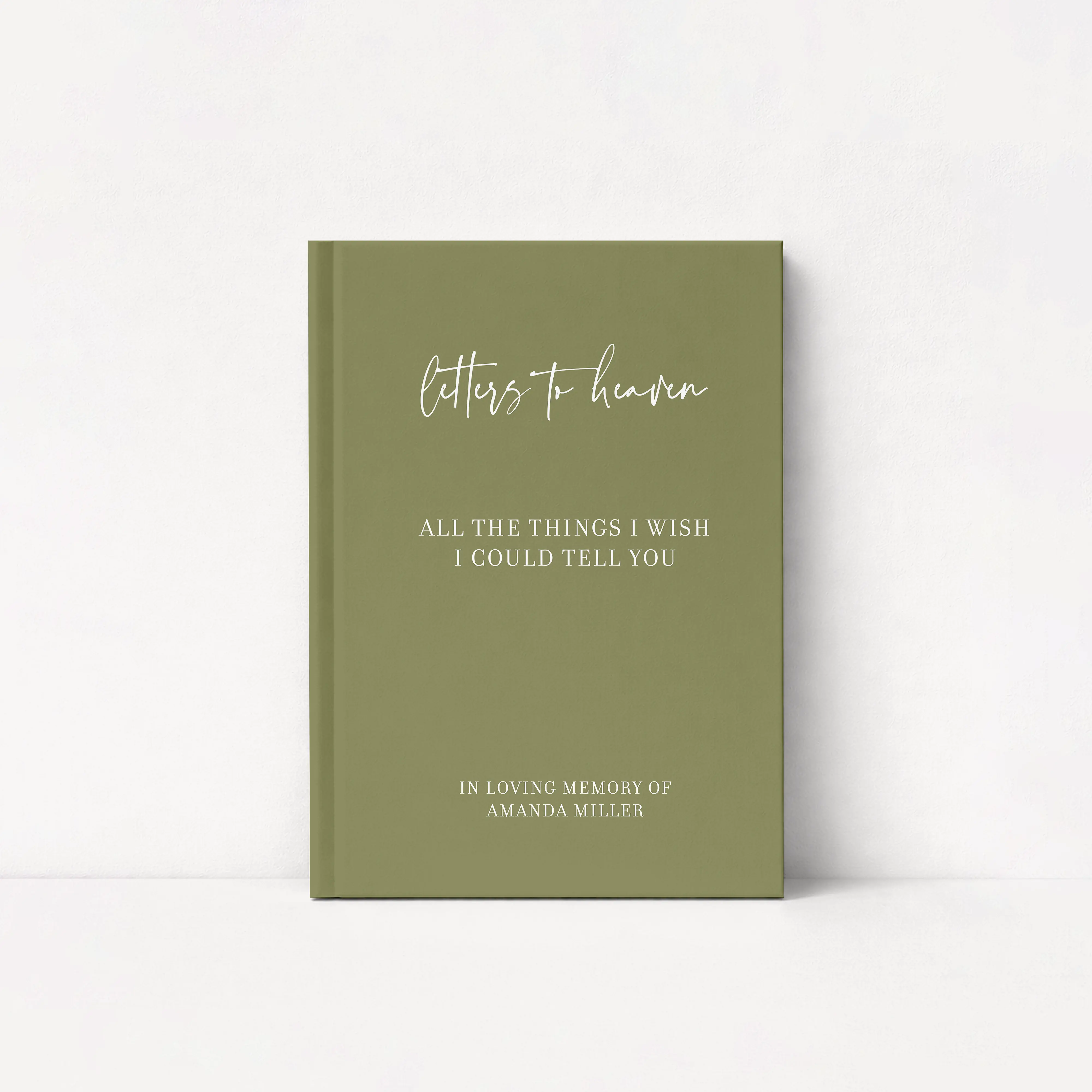 Personalized Letters to Heaven Journal | Grief Journal