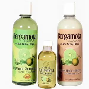 Lenico Bergamot Shampoo, Conditioner and Bergamota Oil Gentle Haircare Nourishing Cleansing