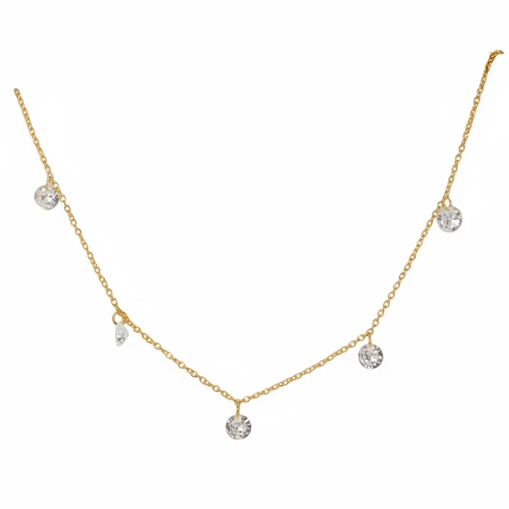 Lumi Necklace - 18k Gold Plated Stainless Steel