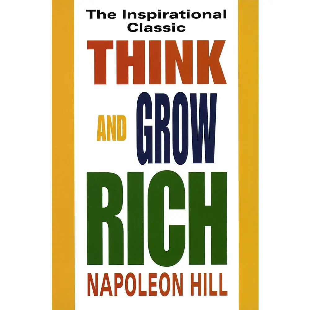 USED Motivational Business & Management Book - Think and Grow Rich: Napoleon Hill's Inspirational Classic (Ballantine Books, 1996 Edition, Softcover, 256 Pages, English, 0.7lb, Andrew Carnegie, Carnegie Stories, Dave Thomas Story, Success Principles), Eng