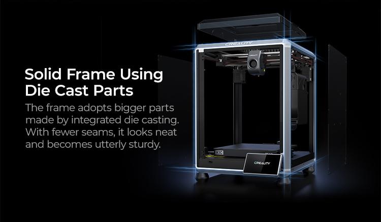 Creality K1C 3D Printer - Advanced Core XY, up to 600mm/s - High-Speed Printing with Clog-free Extruder Kit and AI Camera