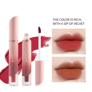 Lip Gloss Lightweight Velvet Matte Liquid Lipstick - Nude Lip Mud Long-Lasting Hyaluronic Acid Formula | Transfer-Proof, Non-Drying, Vegan Makeup Shea Cosmetic