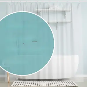 72x72 Waterproof Clear Shower Curtain Liner, Odorless PEVA Bath Liner with Magnets & Rust-Proof Grommets, Washable Long Bathroom Essential