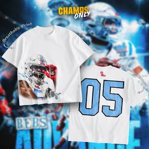 CHAMPS ONLY Lacy Signature Heavy Cotton Tshirt For The Game Champion Fans Menswear Outfit, Gameday Shirt, Direct To Garment Breathable Print