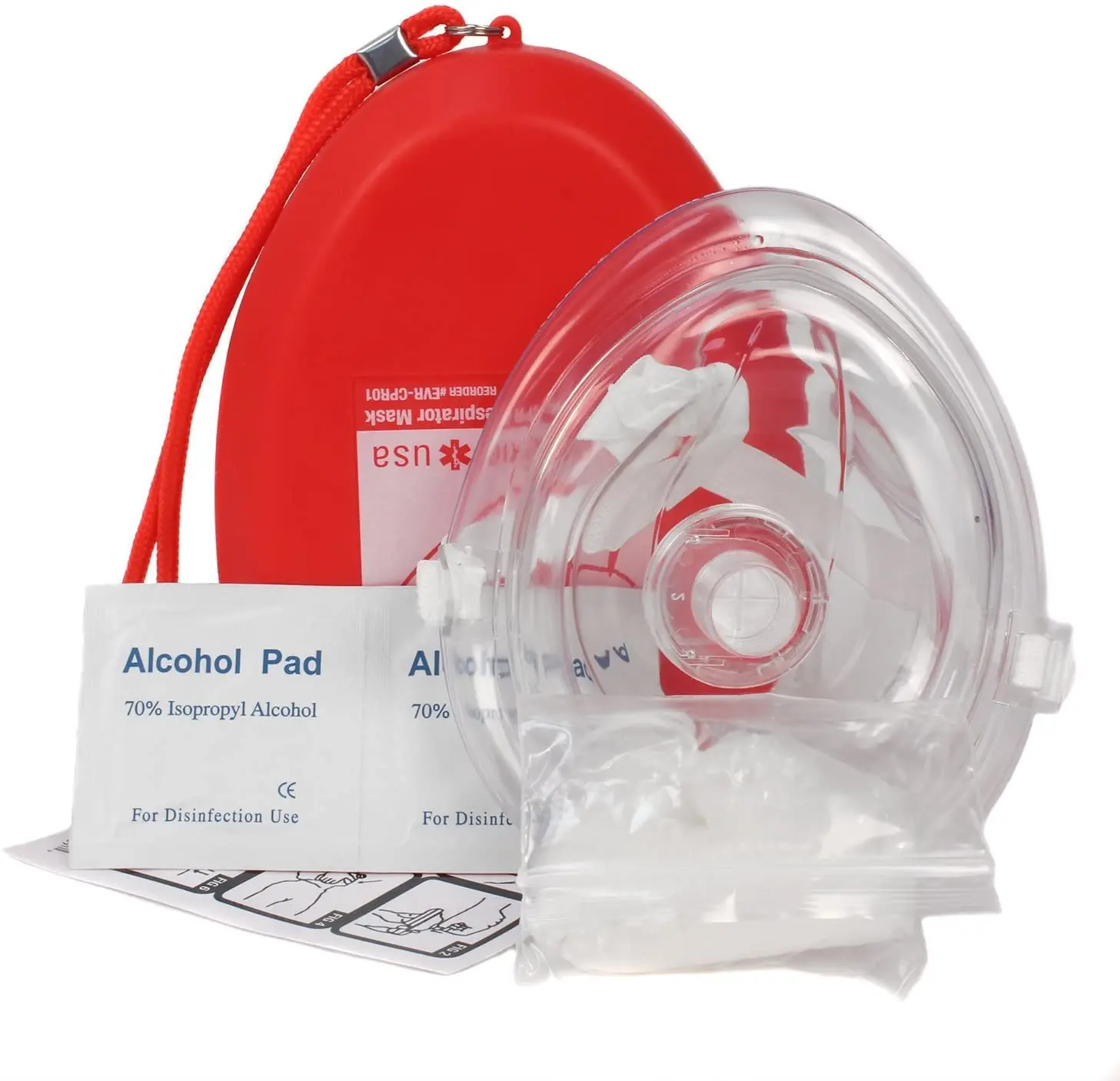 CPR Rescue Mask with Hard Case - TikTok Shop