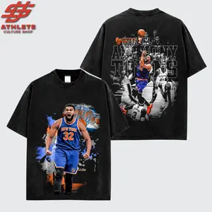 [LEO] Karl-Anthony Towns Vintage Basketball Graphic T-Shirt, KAT New York Hoops Tee, Retro Athlete Streetwear Shirt, All-Star Big Man Fan Apparel, Premium Cotton Unisex Sports Tee Gift for Basketball Lovers