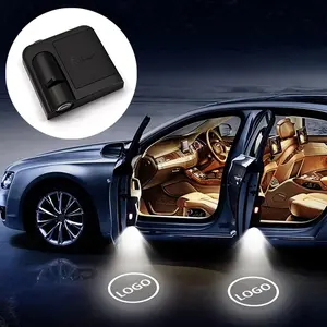 Wireless HD LED Car Door Welcome Projection Light, Ghost Shadow Effect Lamp, Car Accessories for Jeep Audi Bmw Fiat Kia Nissan Hyundai Toyota Benz