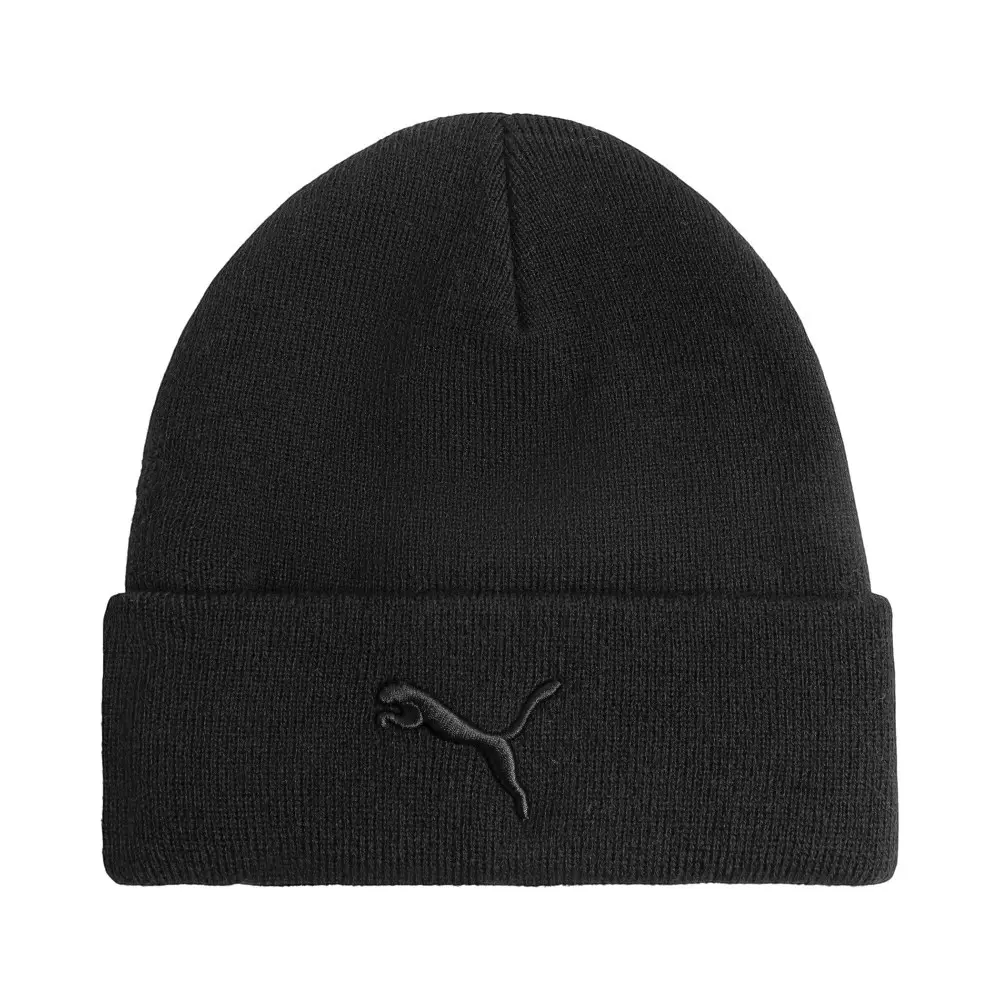 PUMA Mens Tonal Rib Cuff Beanie Casual - Black