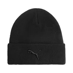PUMA Mens Tonal Rib Cuff Beanie Casual - Black