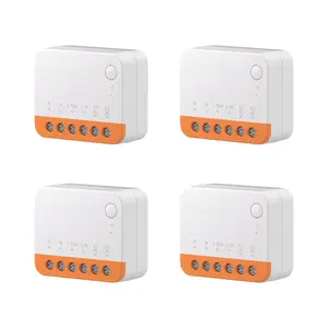 MINIR4 10A  WiFi   Light ,Universal DIY Module for   Automation Solution, Compatible with Alexa &  , No Hub Required,4 Pack